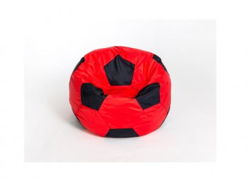 Кресло-мешок Мяч малый красно-черное в Югорске - yugorsk.mebel-74.com | фото