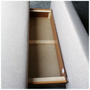 Диван-кровать Комфорт без подлокотников BALTIC AZURE (2 подушки) в Югорске - yugorsk.mebel-74.com | фото