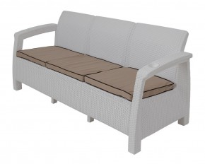 Диван Yalta Premium Sofa 3 Set (Ялта) белый (+подушки под спину) в Югорске - yugorsk.mebel-74.com | фото