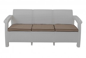 Диван Yalta Premium Sofa 3 Set (Ялта) белый (+подушки под спину) в Югорске - yugorsk.mebel-74.com | фото