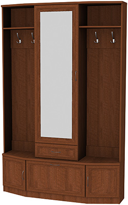 Шкаф для прихожей с зеркалом арт.600 в Югорске - yugorsk.mebel-74.com | фото