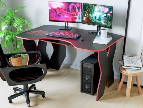Компьютерный стол КЛ №9.0 (Черный/Красный) в Югорске - yugorsk.mebel-74.com | фото