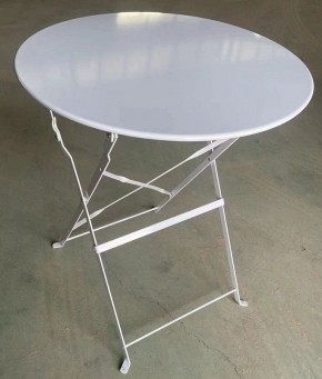 Комплект садовой мебели OTS-001R (стол + 2 стула) металл в Югорске - yugorsk.mebel-74.com | фото