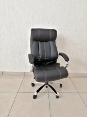 Кресло Barneo K-303 для руководителя (черная экокожа) в Югорске - yugorsk.mebel-74.com | фото