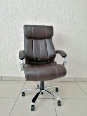 Кресло Barneo K-303 для руководителя (коричневая экокожа) в Югорске - yugorsk.mebel-74.com | фото