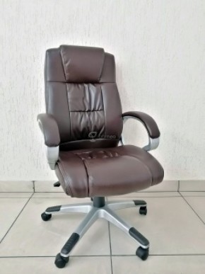 Кресло Barneo K-6 для руководителя (коричневая экокожа) в Югорске - yugorsk.mebel-74.com | фото