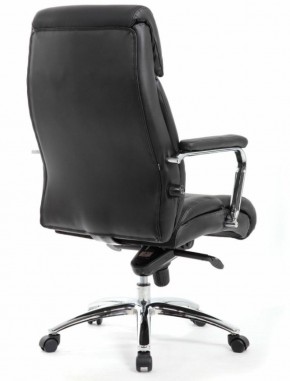 Кресло BRABIX PREMIUM "Phaeton EX-502" (кожа с компаньоном, хром, черное) 530882 в Югорске - yugorsk.mebel-74.com | фото