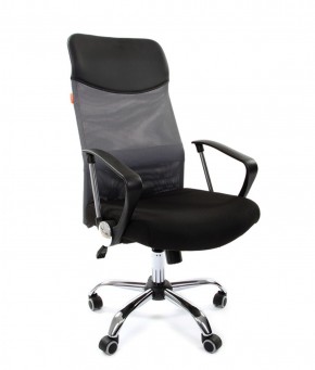 Кресло для руководителя CHAIRMAN 610 N(15-21 черный/сетка серый) в Югорске - yugorsk.mebel-74.com | фото