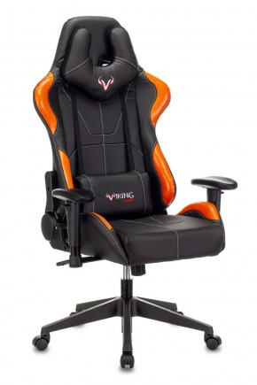 Кресло игровое Бюрократ VIKING 5 AERO ORANGE черный/оранжевый в Югорске - yugorsk.mebel-74.com | фото