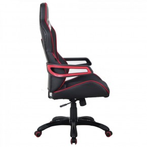 Кресло компьютерное BRABIX Nitro GM-001 (ткань/экокожа) черное, вставки красные (531816) в Югорске - yugorsk.mebel-74.com | фото