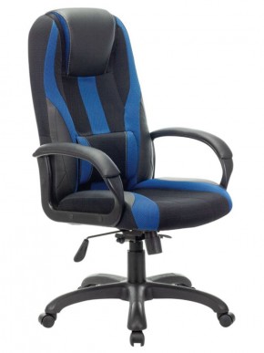 Кресло компьютерное BRABIX PREMIUM "Rapid GM-102" (экокожа/ткань, черное/синее) 532106 в Югорске - yugorsk.mebel-74.com | фото