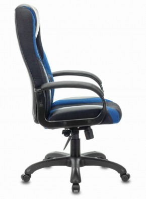 Кресло компьютерное BRABIX PREMIUM "Rapid GM-102" (экокожа/ткань, черное/синее) 532106 в Югорске - yugorsk.mebel-74.com | фото