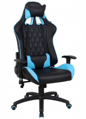 Кресло компьютерное BRABIX "GT Master GM-110" (черное/голубое) 531928 в Югорске - yugorsk.mebel-74.com | фото