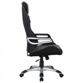 Кресло компьютерное BRABIX Techno GM-002 (ткань) черное/серое, вставки белые (531815) в Югорске - yugorsk.mebel-74.com | фото