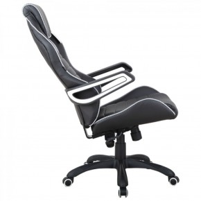 Кресло компьютерное BRABIX Techno Pro GM-003 (экокожа черное/серое, вставки серые) 531814 в Югорске - yugorsk.mebel-74.com | фото
