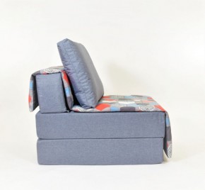 Кресло-кровать бескаркасное Харви (серый-геометрия слейт) в Югорске - yugorsk.mebel-74.com | фото