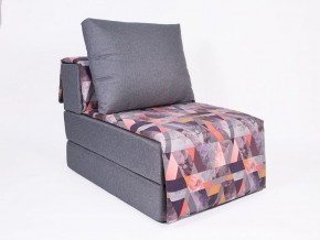 Кресло-кровать бескаркасное Харви (серый-сноу манго) в Югорске - yugorsk.mebel-74.com | фото