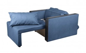 Кресло-кровать Милена с подлокотниками (синий) Велюр в Югорске - yugorsk.mebel-74.com | фото