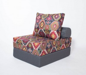 Кресло-кровать-пуф бескаркасное Прайм (мехико серый-графит) в Югорске - yugorsk.mebel-74.com | фото