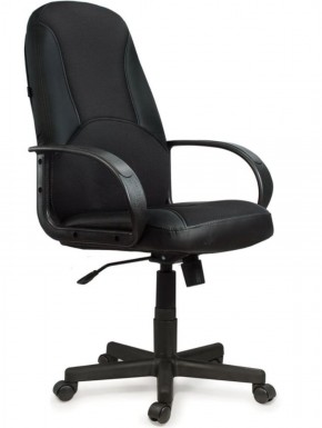 Кресло офисное BRABIX "City EX-512" (кожзам черный, ткань черная) 531407 в Югорске - yugorsk.mebel-74.com | фото