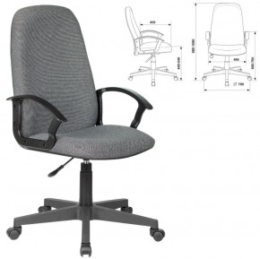 Кресло офисное BRABIX "Element EX-289", ткань, серое, 532093 в Югорске - yugorsk.mebel-74.com | фото