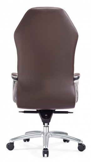 Кресло руководителя Бюрократ _AURA/BROWN коричневый в Югорске - yugorsk.mebel-74.com | фото