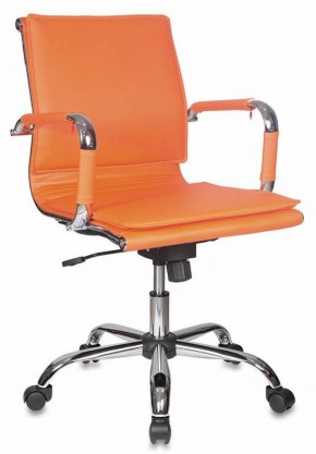Кресло руководителя Бюрократ CH-993-LOW/ORANGE оранжевый в Югорске - yugorsk.mebel-74.com | фото