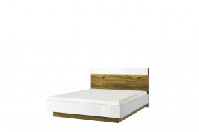 Кровать 160 с подъемником, TORINO, цвет белый/Дуб наварра в Югорске - yugorsk.mebel-74.com | фото