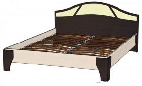 ВЕРОНА Кровать 1600 с основанием (Венге/Анкор светлый) в Югорске - yugorsk.mebel-74.com | фото