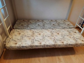 Кровать двухъярусная с диваном "Мадлен" (Коричневый/Бежевый) в Югорске - yugorsk.mebel-74.com | фото