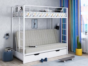 Кровать двухъярусная с диваном "Мадлен-ЯЯ" с ящиками в Югорске - yugorsk.mebel-74.com | фото