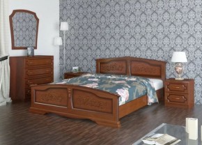 ЕЛЕНА Кровать из массива 800 (Орех) в Югорске - yugorsk.mebel-74.com | фото