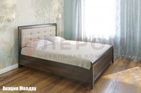 Кровать КР-1033 с мягким изголовьем в Югорске - yugorsk.mebel-74.com | фото