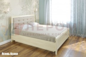 Кровать КР-1033 с мягким изголовьем в Югорске - yugorsk.mebel-74.com | фото