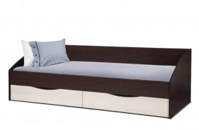 Кровать одинарная "Фея - 3" симметричная New (2000Х900) венге/вудлайн кремовый в Югорске - yugorsk.mebel-74.com | фото