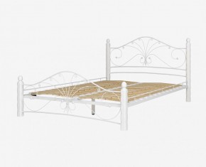 Кровать "Фортуна 1" КМД 2.01 Белая (1600*2000) (ножки-белые) с коваными элементами в Югорске - yugorsk.mebel-74.com | фото