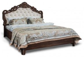 Кровать с мягким изголовьем "Патрисия", ламели (1600) караваджо в Югорске - yugorsk.mebel-74.com | фото