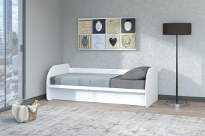 Кровать Сказка с ПМ 900 (Белый текстурный) в Югорске - yugorsk.mebel-74.com | фото