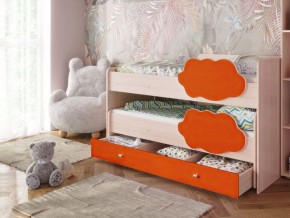 Кровать выкатная Соник на щитах (800*1600) с бортиком + ящик в Югорске - yugorsk.mebel-74.com | фото