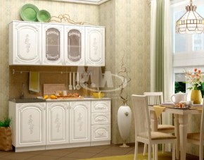 ЛИЗА-2 Кухонный гарнитур 1,7 Белый глянец холодный в Югорске - yugorsk.mebel-74.com | фото