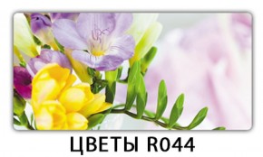 Обеденный раздвижной стол Бриз с фотопечатью Цветы R044 в Югорске - yugorsk.mebel-74.com | фото