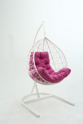 Подвесное кресло Бароло (белый/розовый) в Югорске - yugorsk.mebel-74.com | фото