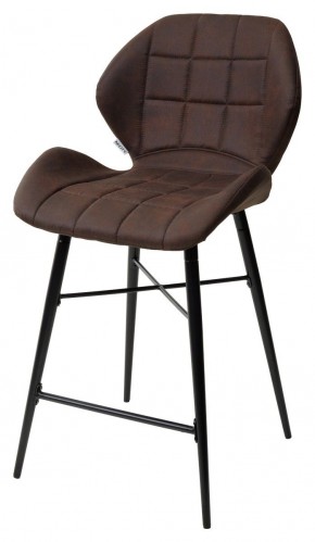 Полубарный стул MARCEL COWBOY-#800 темно-коричневый (H=65cm), ткань микрофибра М-City в Югорске - yugorsk.mebel-74.com | фото