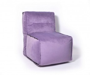 Прямое модульное бескаркасное кресло Комфорт (Фиолет велюр) в Югорске - yugorsk.mebel-74.com | фото