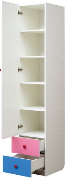 Шкаф 1-но дверный с ящиками и фотопечатью Совята 1.1 (400) в Югорске - yugorsk.mebel-74.com | фото