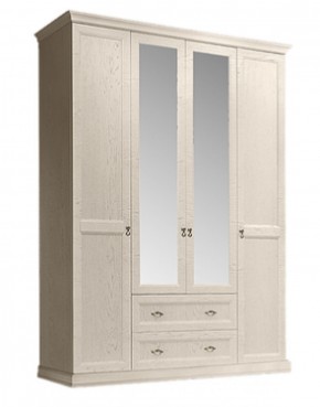 Шкаф 4-х дверный (с зеркалами) для платья и белья с выдвижными ящиками Венеция дуб седан (ВНШ1/41) в Югорске - yugorsk.mebel-74.com | фото