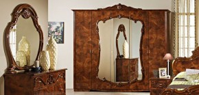 Шкаф 5-и дверный с зеркалами (20.145) Тициана (орех) в Югорске - yugorsk.mebel-74.com | фото
