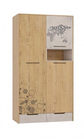 Шкаф для одежды 3 двери и 2 ящика Шк134.0 ДС Стэнфорд в Югорске - yugorsk.mebel-74.com | фото