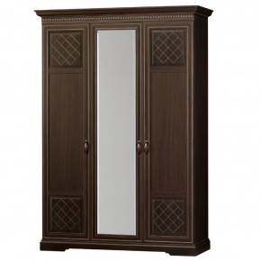 Шкаф для одежды 3-дверный №800 Парма Дуб нортон темный в Югорске - yugorsk.mebel-74.com | фото