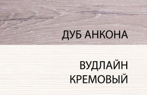 Шкаф угловой 2D, OLIVIA, цвет вудлайн крем/дуб анкона в Югорске - yugorsk.mebel-74.com | фото
